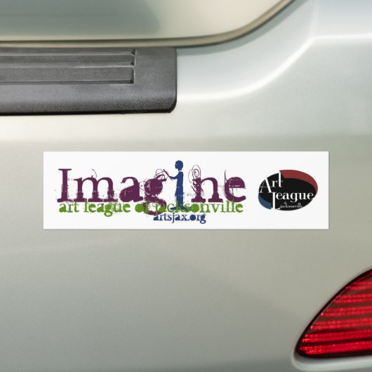 Imagine Bumpersticker (Op auto)