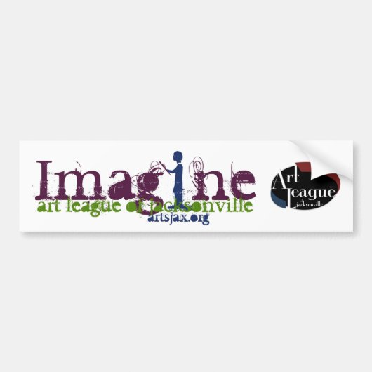 Imagine Bumpersticker (Voorkant)