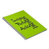 IMAGINE GELOOFT TE BEREIKEN MET AL JE MINDERHEIDSH NOTITIEBOEK (Rechterzijde)