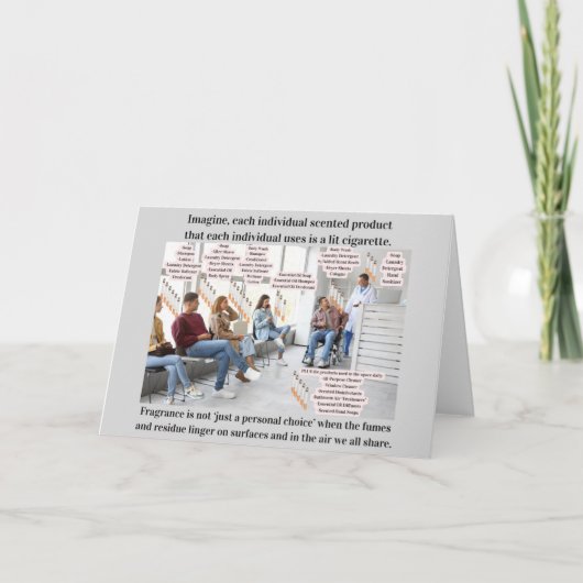 Imagine If Scented Products Were Lit Cigarettes Bedankkaart (Voorkant)