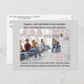 Imagine If Scented Products Were Lit Cigarettes Briefkaart (Voorkant / Achterkant)