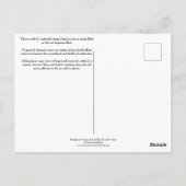 Imagine If Scented Products Were Lit Cigarettes Briefkaart (Achterkant)