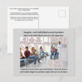 Imagine If Scented Products Were Lit Cigarettes Briefkaart (Voorkant / Achterkant)