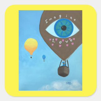 Imagine Love, Hot Air Balloons, stickers