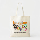 Imagine Mermaid Canvas tas (Voorkant)