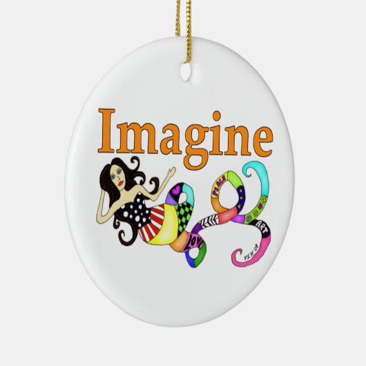 Imagine Mermaid Keramisch Ornament (Rechts)