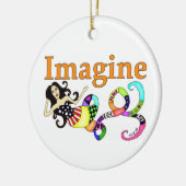 Imagine Mermaid Keramisch Ornament (Links)
