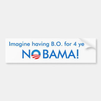 iMAGINE MET BOB. VOOR 4 JAAR Bumpersticker