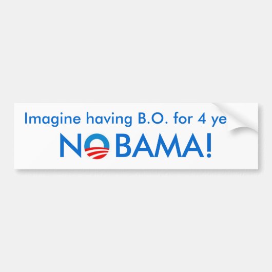 iMAGINE MET BOB. VOOR 4 JAAR Bumpersticker (Voorkant)