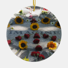 IMAGINE Mosaic, Strawberry Fields, NY - Keramisch Ornament