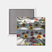 IMAGINE Mosaic, Strawberry Fields, NY - Magneet (Voorkant / Achterkant)