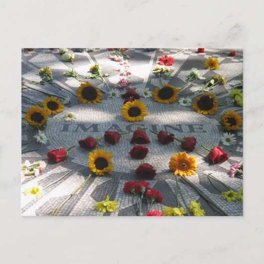 IMAGINE Mosaic, Strawberry Fields, NY - NL Briefkaart (Voorkant)