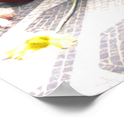 IMAGINE Mosaic, Strawberry Fields, NY - poster (Hoek)