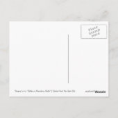 "Imagine" ook bekend als "Golden in aardbeivelden" Briefkaart (Achterkant)