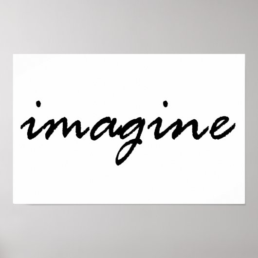 Imagine Poster (Voorkant)