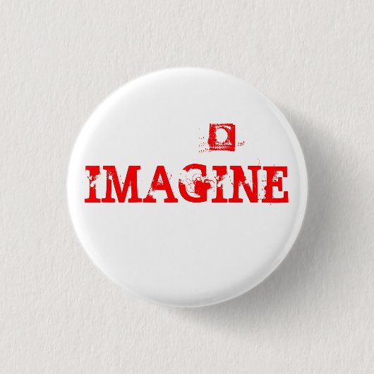 IMAGINE RONDE BUTTON 3,2 CM (Voorkant)