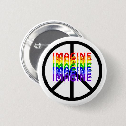 IMAGINE RONDE BUTTON 5,7 CM (Voorkant /achterkant)