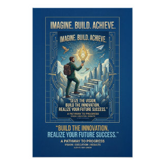 Imagineer Bouw Bereik Motivatieposter Perfect Poster