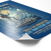 Imagineer Bouw Bereik Motiverende Poster (Hoek)