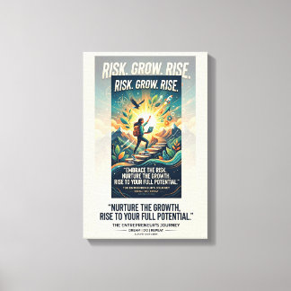 Imagineer Bouw Bereik Motiverende Poster Canvas Afdruk