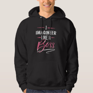 IMAGINEER, zoals een roodhemd Lady Boss Girl Power Hoodie