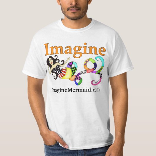 ImagineMermaid.com T-Shirt (Voorkant)