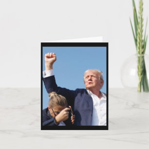 Imaging schieten een Man en Trump staat daar UNFA Kaart