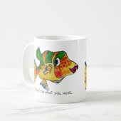 ImaginOCEAN Cartoon Box Fish Koffiemok (Voorkant links)