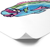 ImaginOcean Cartoon Fish Art Poster (Hoek)