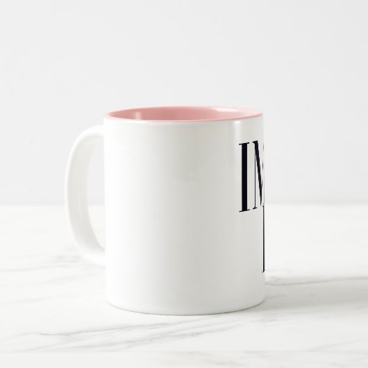 Imago Dei Tweekleurige Koffiemok (Voorkant links)