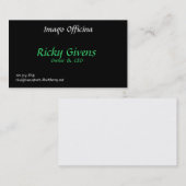 Imago Officina, Ricky Givens, Owner & CEO, 201.... Visitekaartje (Voorkant / Achterkant)