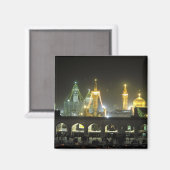 Imam Reza-heiligdomcomplex 's nachts, Mashhad, Magneet (Voorkant / Achterkant)