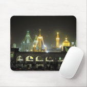 Imam Reza-heiligdomcomplex 's nachts, Mashhad, Muismat (Met muis)