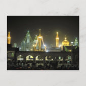 Imam Reza Shrine Complex 's nachts in Mashhad Briefkaart (Voorkant)