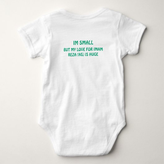 IMAMA REZA BABY SUIT T-shirt (Achterkant)