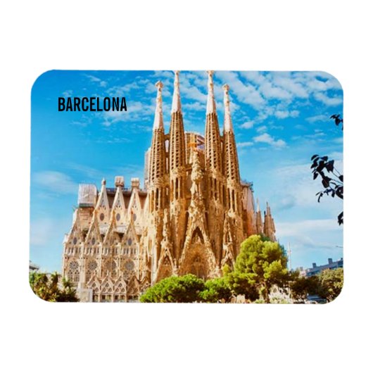 Imán Barcelona Sagrada Família Magneet (Horizontaal)