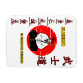 Imán Bushido - The Wai of the Warrior Magneet (Horizontaal)