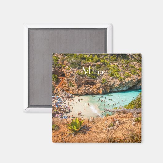 imán Cala Llombards en la isla de Mallorca Magneet (Voorkant / Achterkant)