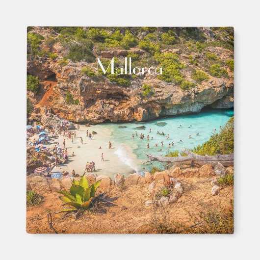 imán Cala Llombards en la isla de Mallorca Magneet (Voorkant)