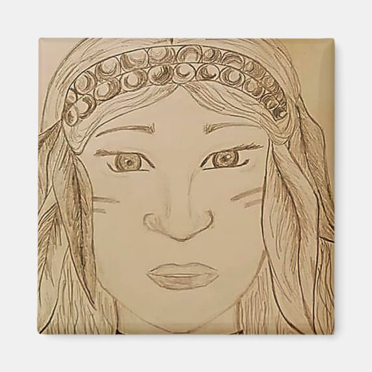 iman chamana magneet (Voorkant)