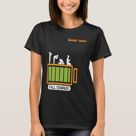 Iman Charge Islamic Muslim T-shirt (Voorkant)