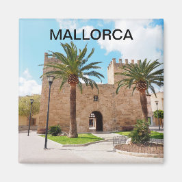 imán ciudad fortificada de Alcudia en Mallorca Magneet