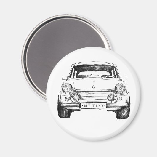 Imán Coche inglés clásico Frontal Magneet (Voorkant / Achterkant)