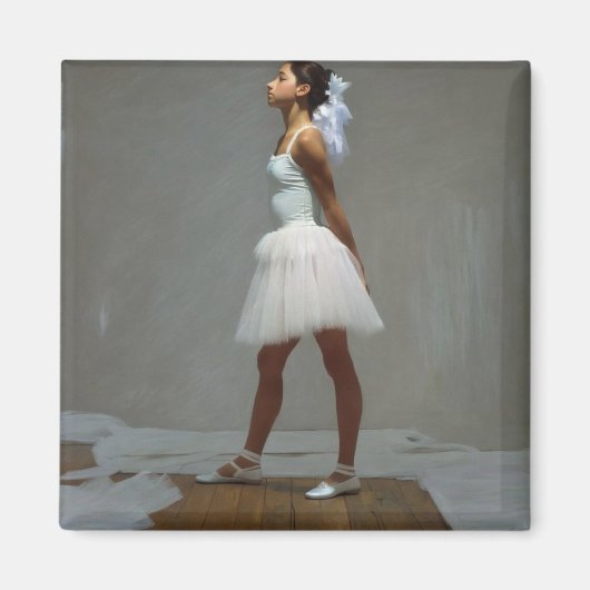 Iman con bailarina inspirada por Degas Magneet (Voorkant)