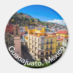 iman con vista panoramica de Guanajuato México Magneet