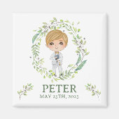 Imán cuadrado modelo Primera Comunión PETER Magneet (Voorkant)