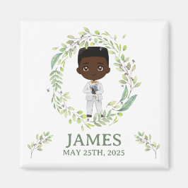 Imán cuadrado Primera Comunión JAMES Magneet