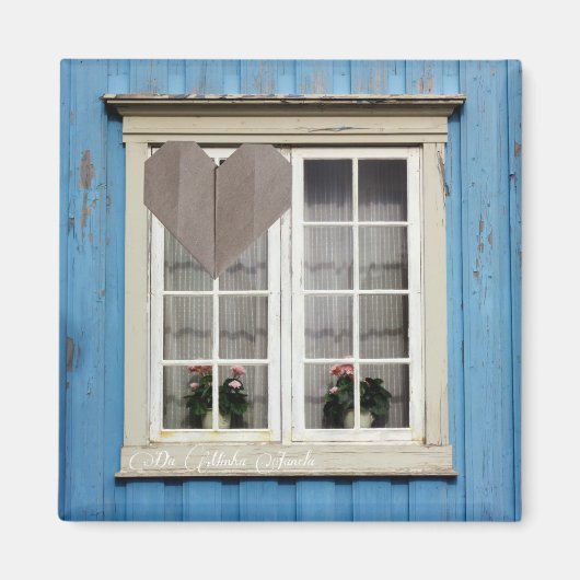 Íman "Da Minha Janela" Magneet (Voorkant)