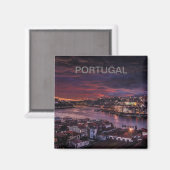 imán de la ciudad de Porto en Portugal Magneet (Voorkant / Achterkant)