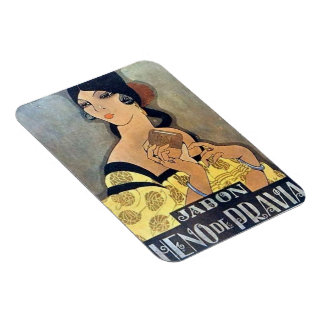 Iman de Nevera Anuncio Jabones Vintage Magneet